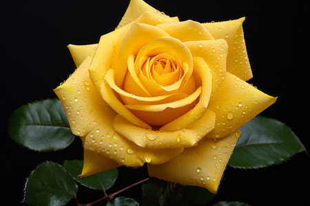 Blooming Beauty: The Elegance of the Yellow Rose --ar 3:2の素材
