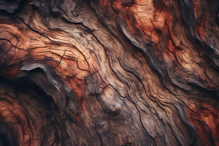 Exploring the Intricate Details of a Tree Trunk: A Stunning 3:2 Close-Up Photographyの素材