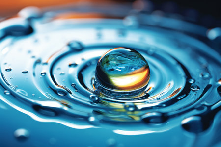 Dripping Splendor: Exploring the World of Water Drops through Breathtaking 3:2 Close-up Photographyの素材