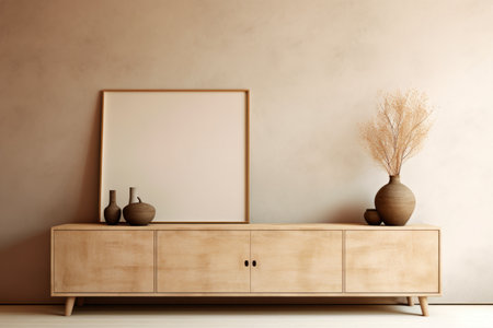 Aesthetic Living: Mastering the Art of Interior Design in a Modern Living Roomの素材