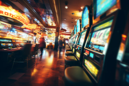 Gambler's Paradise: A Vibrant Snapshot of Casino Life on the Cruise Linerの素材