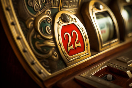 Inside the Slot Machine: A Close-Up Look at Coin Insertion and Token Refundsの素材