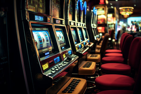 Unveiling the Intricacies: A Close-Up Look at Slot Machines in Las Vegas Casinosの素材