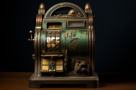 Nostalgic Vibes: Exploring the Antique Charm of the Old Slot Machine_99 1の素材