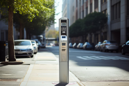 Revolutionizing Urban Parking with Modern City Street Parking Meters: The Future Is Hereの素材