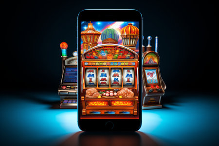 Unveiling the Futuristic 3D Slot Machine Experience on Your Smartphoneの素材