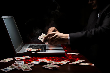 The Hidden Dangers of Online Gambling: Exploring Fraud, Addiction, and Financial Loss in the World oの素材