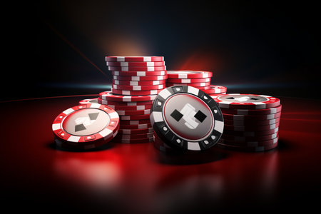 Shining Casino Poker Chip: Illuminating Your Winning Experienceの素材