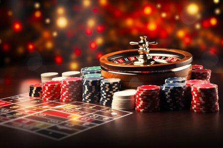 Unwind in a Casino Wonderland: Roulette, Dice, Cards, and Poker Chips Galore!の素材