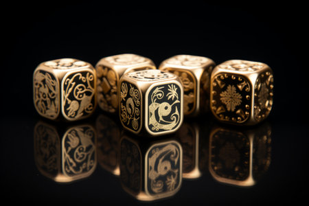 The Fortunate Streak: Perfect Sixes Unleashed by Lucky Dice - @irag439995 Embraces a Relaxing Auraの素材