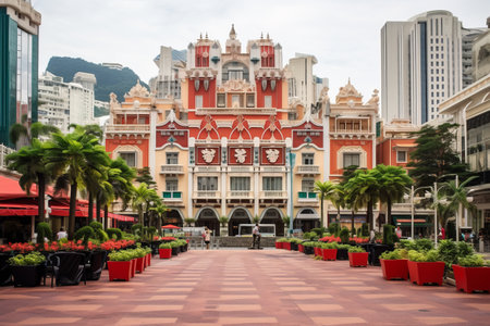 Exploring the Glamorous Island of Macau: A Haven of Casinos and Architectural Marvelsの素材
