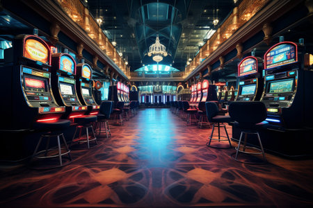 Unleashing the Thrills: A Serene Perspective of a Contemporary Casino Oasis - @irag439995 (Relaxed)の素材