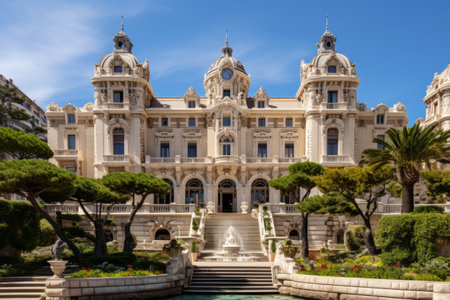 Captivating Charm: An Enchanting Glimpse of the Monte-Carlo Casino in Monacoの素材
