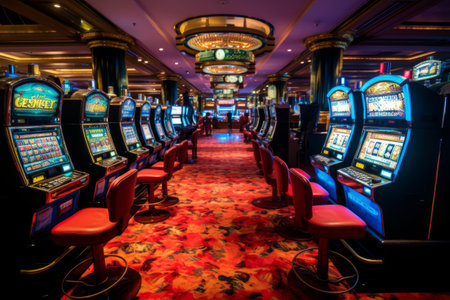 Exploring the Exciting World of Slot Machines on a Luxurious Cruise Casino in Santos, SÃ£o Paulo, Braの素材