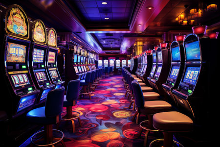 Thrilling Gaming Slot Machines in the Royal Caribbean International Cruise Liner: Unleashing the Fun in American Gambling Casinosの素材