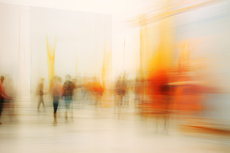 Visions Unveiled: Abstract Blur Contemporary Art Galleryの素材