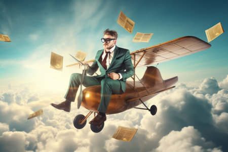 Elevate Your Potential: Soaring Towards Success with Motivation, Achievement and Career Growthの素材