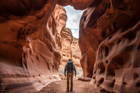 Canyonlands National Park: A Journey Through the Enchanting Narrow Slot Canyonsの素材