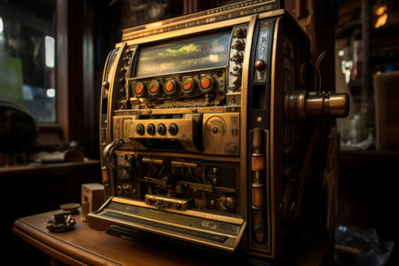 Unveiling the Intricate Mechanics Behind an Antique Slot Machineの素材