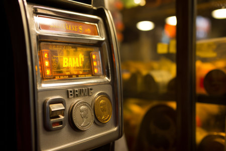 Unleash the Fun: Insert Ten Thai Baht Coin into Coin-Operated Arcade Game!の素材
