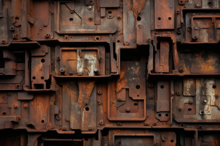 Rusted and Damaged Iron Slots: A Guide to Restoration and Repairの素材