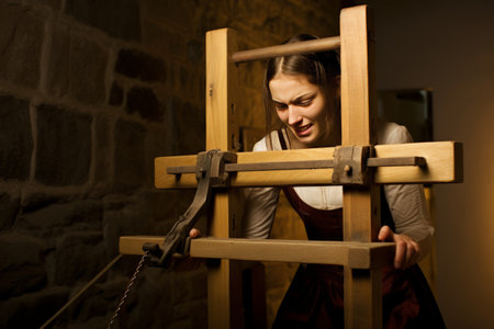 The Lady in Stocks: Unveiling the Dark History of Slot Loevestein Castle Fortの素材