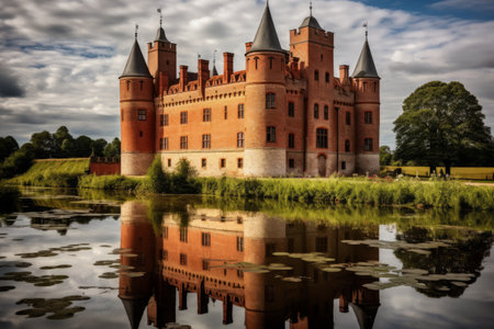 The Majestic Lejre Roskilde Ledreborg Slot: A Historic Gem in Region SjÃ¦lland, Denmarkの素材