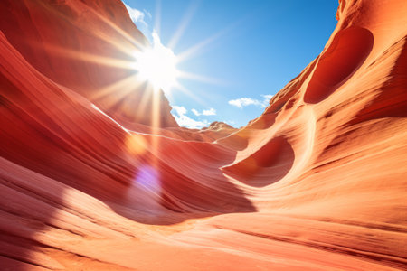 Surreal Beauty Unveiled: The Mesmerizing Sandstone and Red Rock Tapestry in Antelope Canyonの素材
