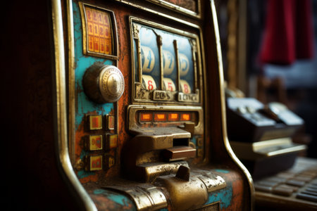 Revealing the Enigmatic Macrocosm of an Old Slot Machineの素材