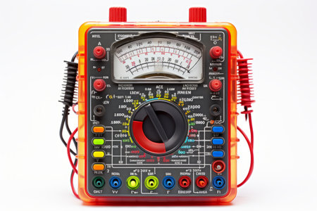 Efficient Maintenance Correction Circuit: Isolated on a White Backgroundの素材