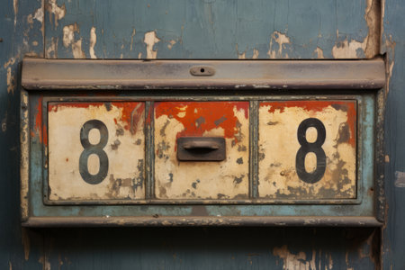 The Forgotten Charm of the Old Mail Slot: A Nostalgic Gateway of Communicationの素材