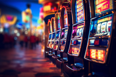 The Hazy Hopes of Gambling: Exploring the Blurred World of Casino Slot Machinesの素材
