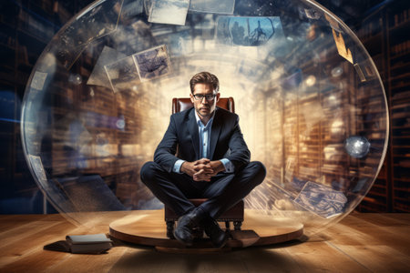 The Artistic Convergence: A Manager Balancing Time and Technologyの素材