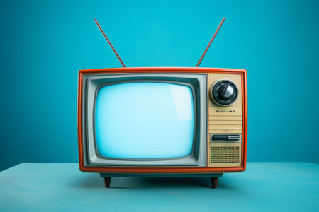 The Timeless Allure of Retro TV: Exploring the Artistic Collage of News and Propagandaの素材