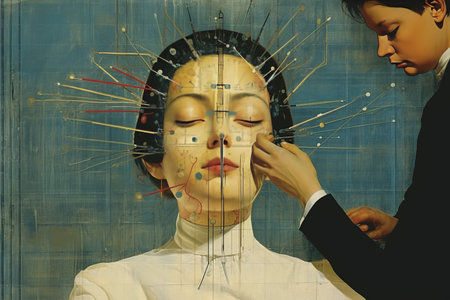 Harmonious Creation: An Art Collage Assisted by an Otolaryngologistの素材