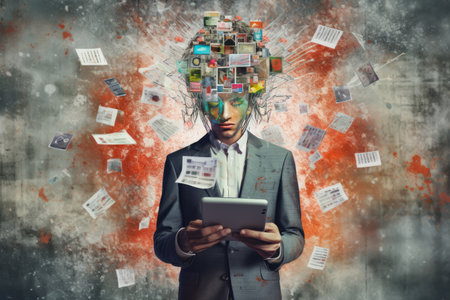 The Puppeteer's Mind Maze: Unveiling the Deceptive Web of Brainwashing and Propaganda in Surreal Conの素材