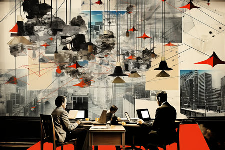 Harmonizing Business Coherence and Coordination Through Art Collageの素材