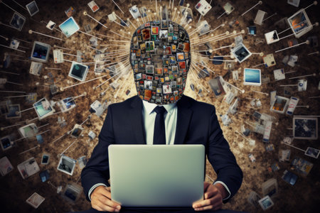 The Digital Mind: Exploring the Boundaries of Business with Online Research and Laptop-Headed Busineの素材