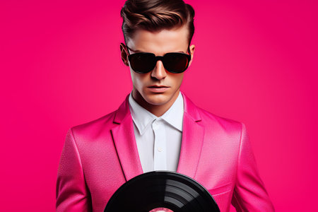 Vibrant Mix: A Visual Tapestry of Fashion, Music, and Timeless Expressionの素材