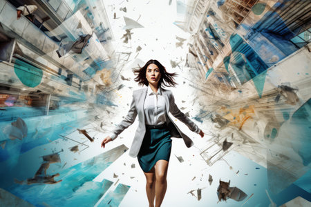 Breaking Boundaries: Exploring Success and Career Development through Contemporary Art Collageの素材