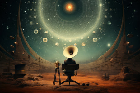 Harmony Through Time: Retro-inspired Collage Celebrates Motivation, Inspiration, and Creativity withの素材