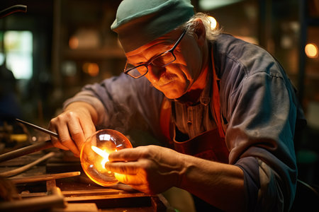 Bridging the Gap: The Collaborative Artistry of Anonymous Craftsman and Glassblower in Hot Glass Detの素材