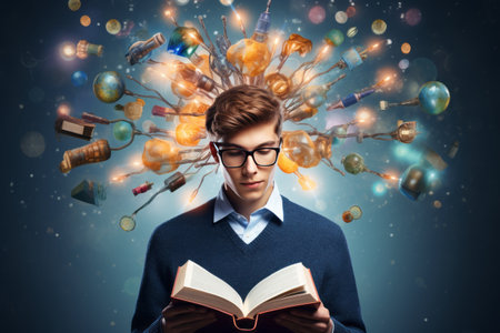 Bursting with Brilliance: A Quirky Collage of High School Students Unleashing Their Weirdness Througの素材