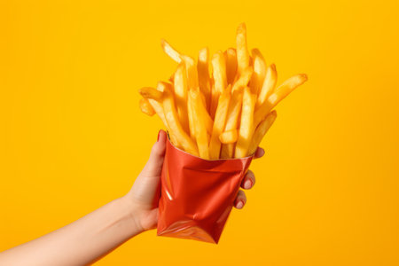 Fingerlicious Frenzy: Female Fingers go Fries - A Surreal Feast for the Sensesの素材