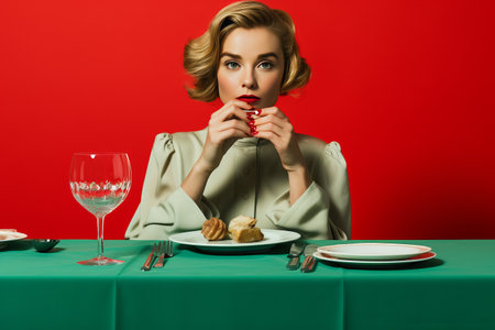 Delightfully Delicious: A Fusion of Food and Art in Vintage French Styleの素材