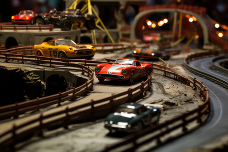 Revving Up the Racing Fun: The Thrills of Slot Cars (Edited)の素材
