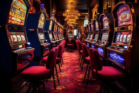 Unveiling the Interactive World of Slot Machines: Exploring the Casino's Button-Driven Adventureの素材