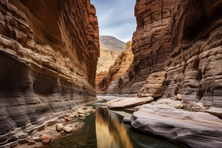 The Mesmerizing Transformation: Smoky Creek's Journey to a Breathtaking Shallow Slot Canyon in Big Bend National Parkの素材
