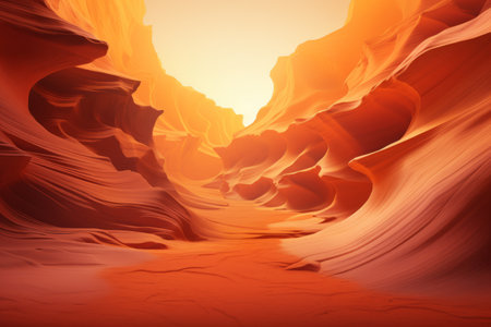 Captivating Beauty: A Breathtaking View in the Heart of Antelope Canyonの素材