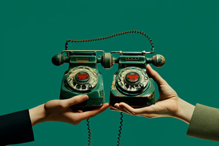 Reviving Nostalgia: A Captivating Contemporary Art Collage Unleashes Imagination and Creativity with Retro Communicationの素材